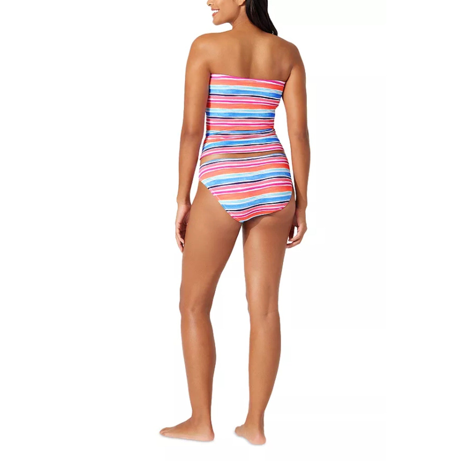 TOMMY BAHAMA Womens Oasis Bandeau Tankini Top Small Passion Pink Island Cays NWT