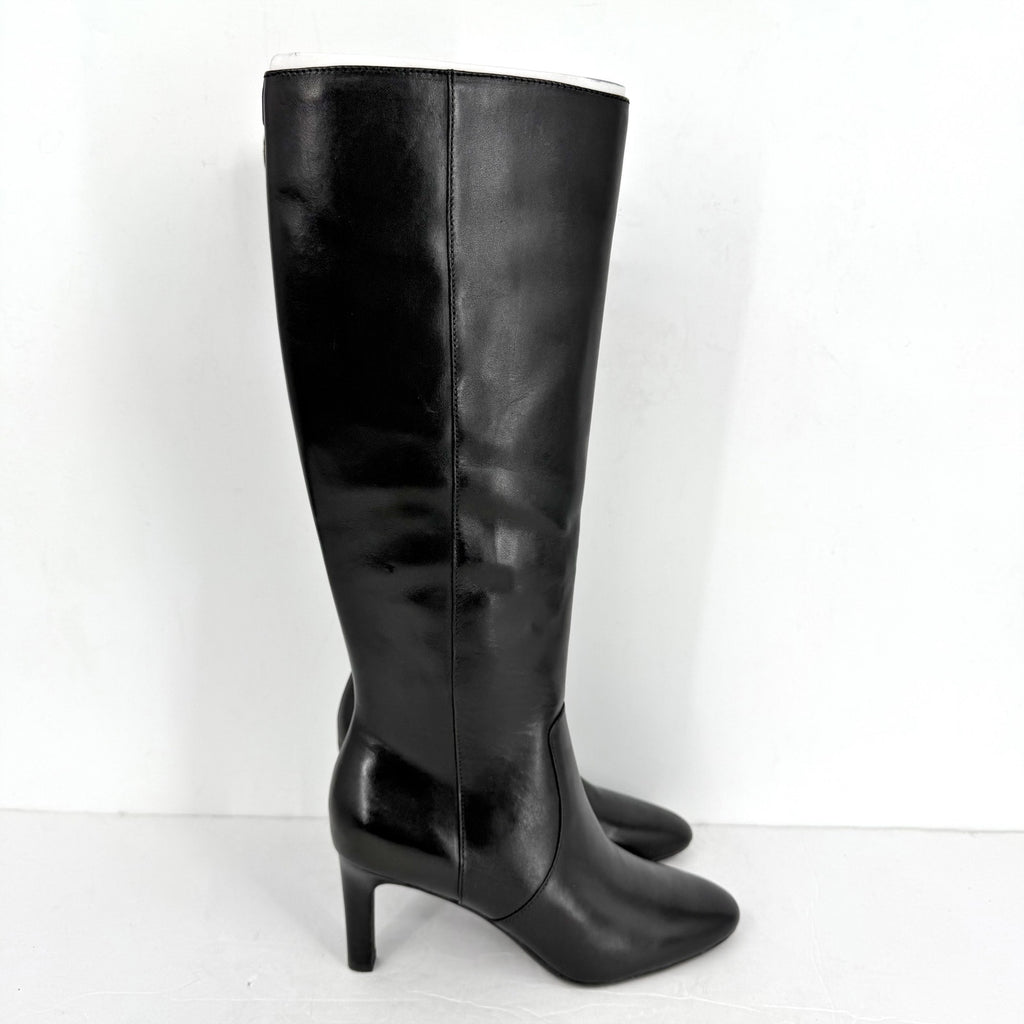 Lauren Ralph Lauren Womens Caelynn II Tall Boots US 5.5 EU 36 Black Leather NIB