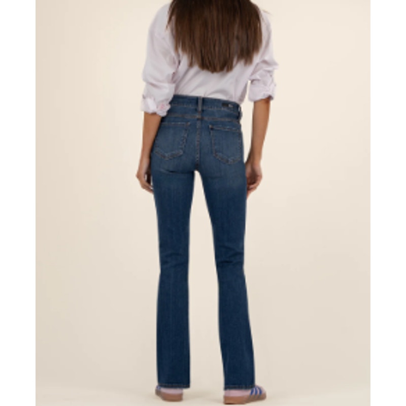 KUT FROM THE KLOTH Womens Natalie High Rise Bootcut Jean Size 10 Blue Allied NWT