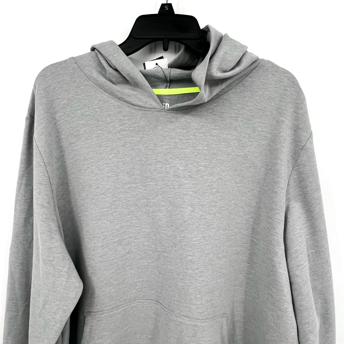 IDEOLOGY Women's Fleece Hoodie Large Grey Zinc Heather Sweatshirt NWT