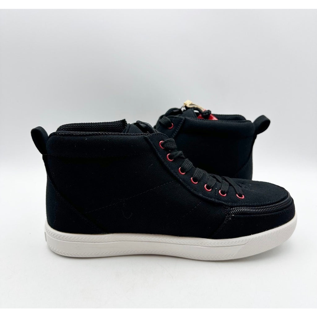 Billy Big Kids Classic DR High Sneaker Size 5 Wide EU 37 Black Red Light Up NIB