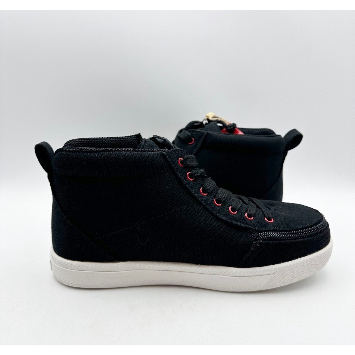 Billy Big Kids Classic DR High Sneaker Size 5 Wide EU 37 Black Red Light Up NIB