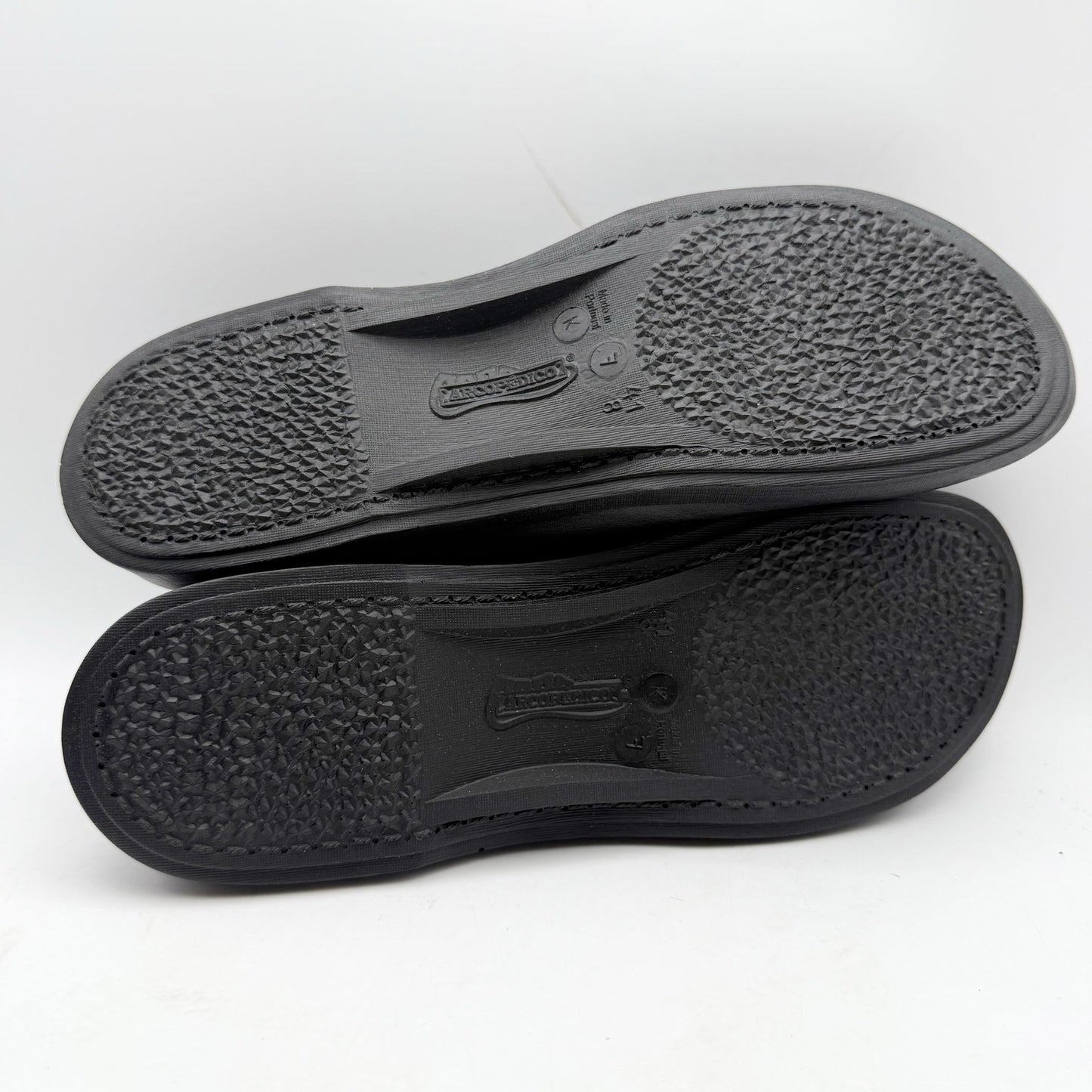 Arcopedico Womens New Queen II Loafers EU 41 US 10 Black Leather Slip On NWOB