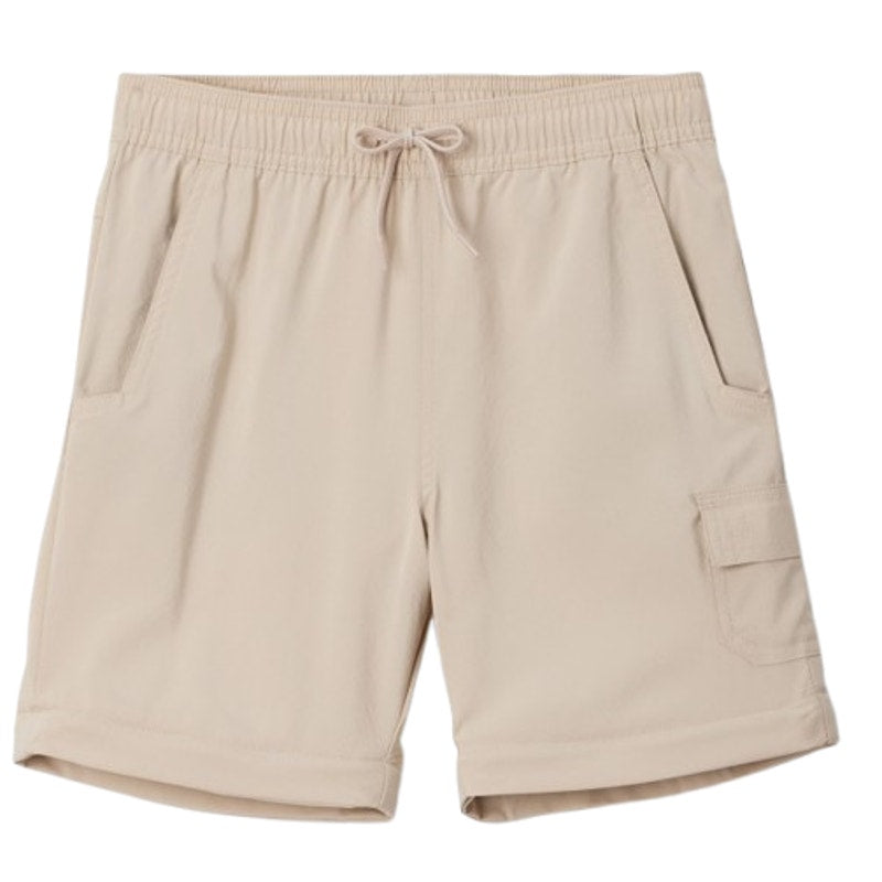COLUMBIA Kids Silver Ridge Utility Convertible Pants Shorts Small Tan Cream NWT