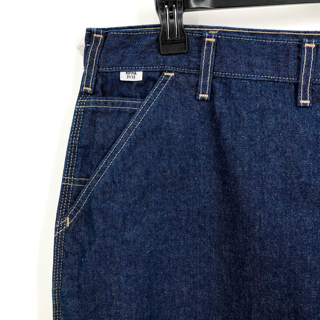 CARHARTT Flame-Resistant Signature Denim Dungarees 48x34 Blue Jeans FR13 NWOT