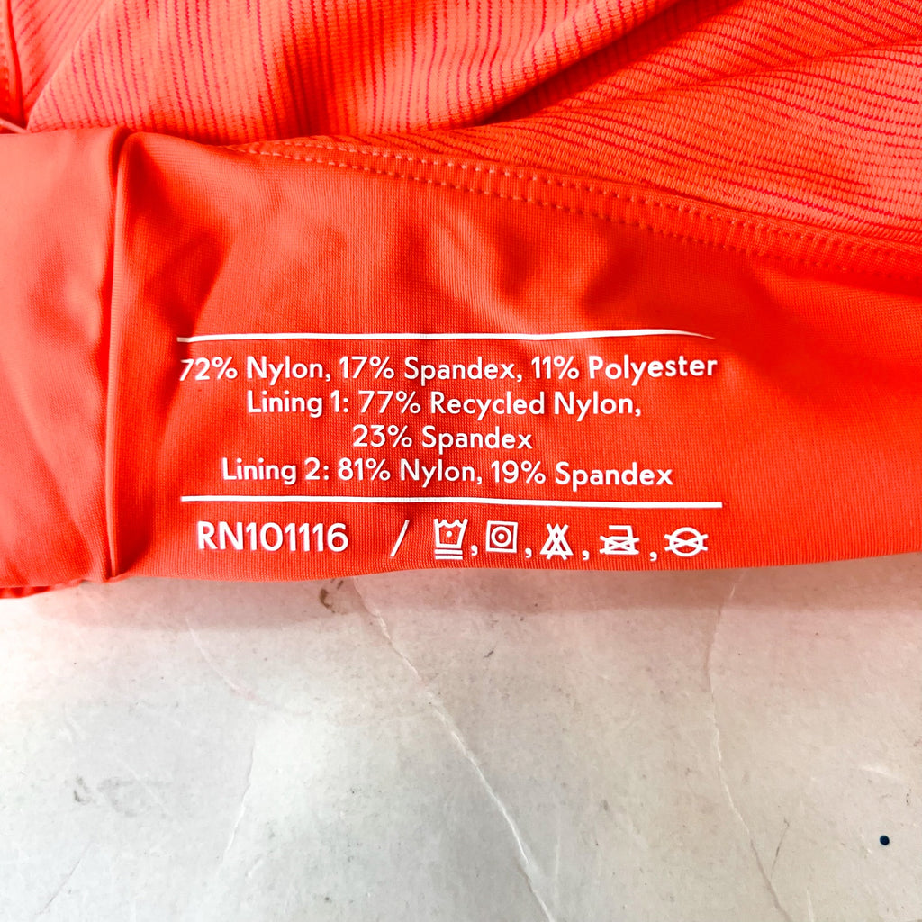 OUTDOOR VOICES women's TechSweat Move Free Tank Top XXL Orange Hot Coral NWT