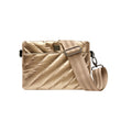 THINK ROYLN Diagonal Bum Bag 2.0 Pearl Cashmere Gold One Size Purse NWT