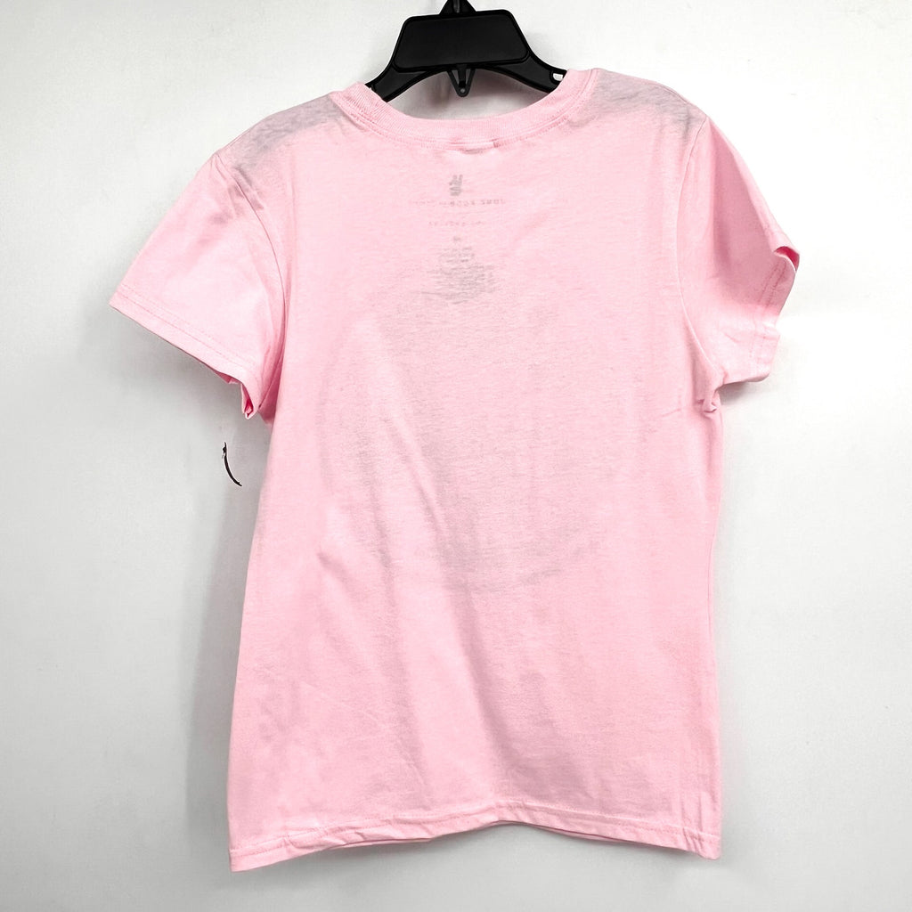 JUNK FOOD Girls Star Wars Millennium Falcon Graphic T-Shirt 7/8 Small Pink NWOT