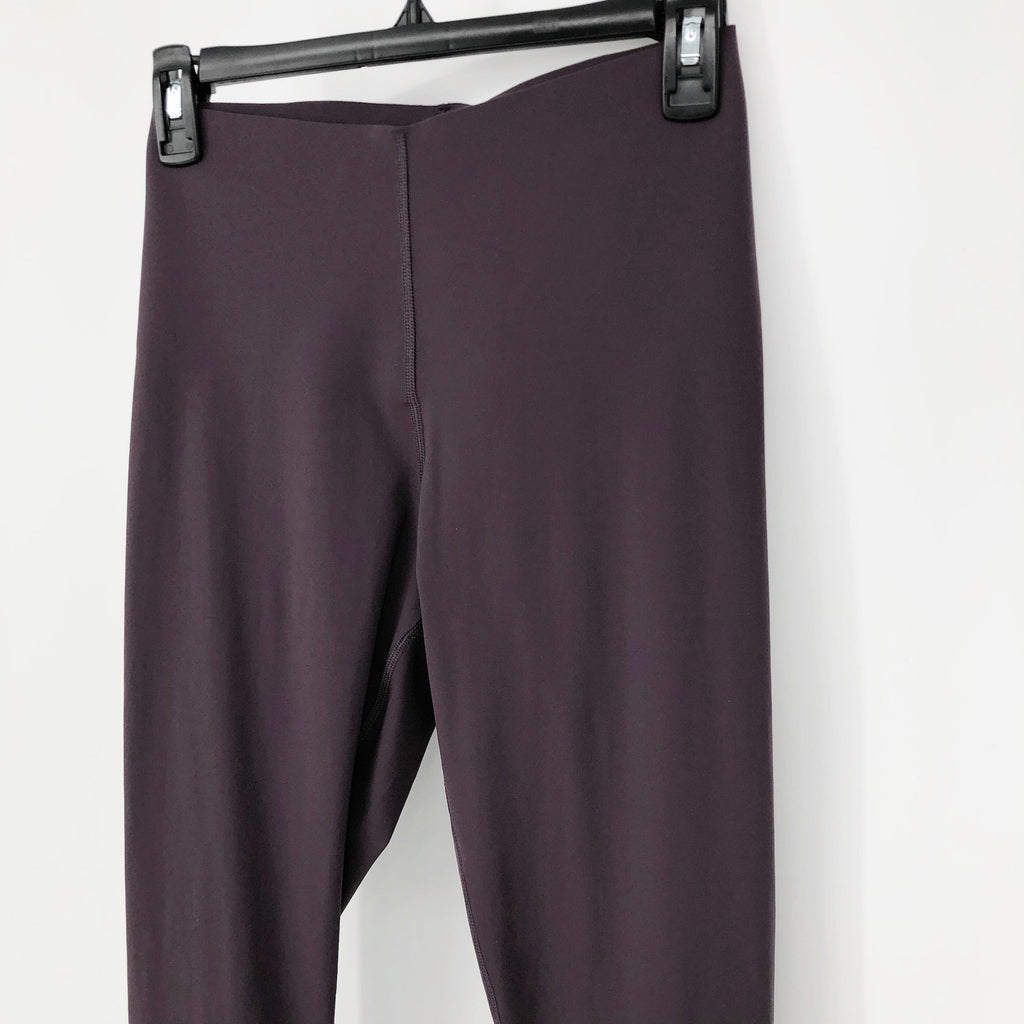 Everlane Womens The Perform Sculpt Legging Small Purple High Waist Eggplant NWT