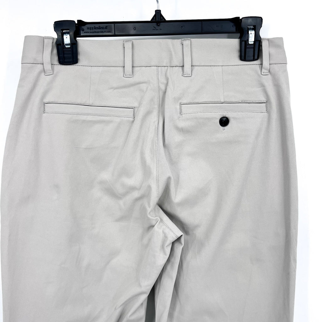 EVERLANE Men's The Performance Slim Chino Pants 29x34 Stone Light Gray NWT