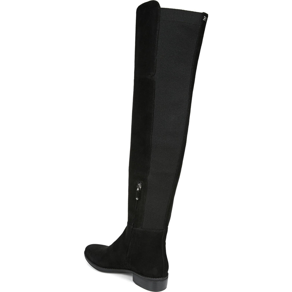 Sam Edelman Womens Pam Over the Knee Boots Size 7.5 EU 37.5 Black Suede NWOB