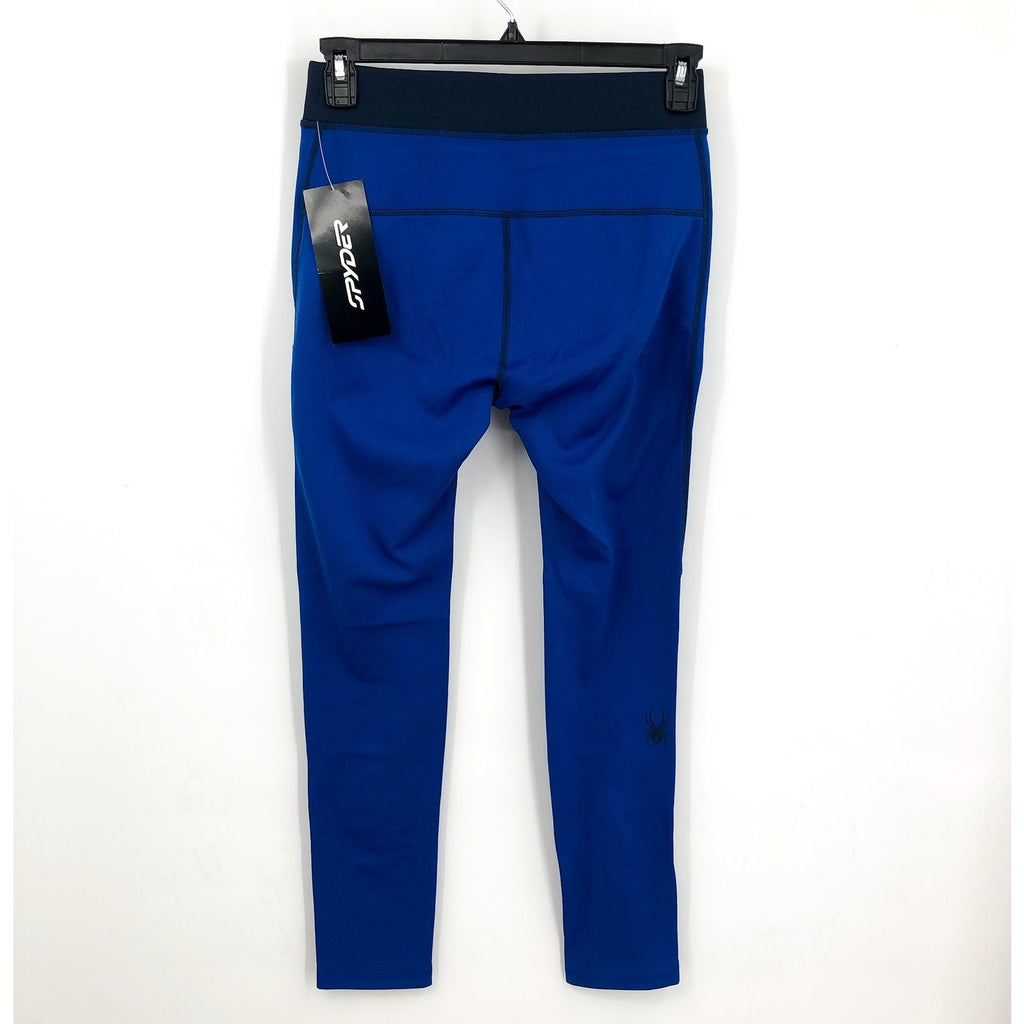 SPYDER Men's Charger Pants Small Electric Blue Leggings Base Layer UPF NWT