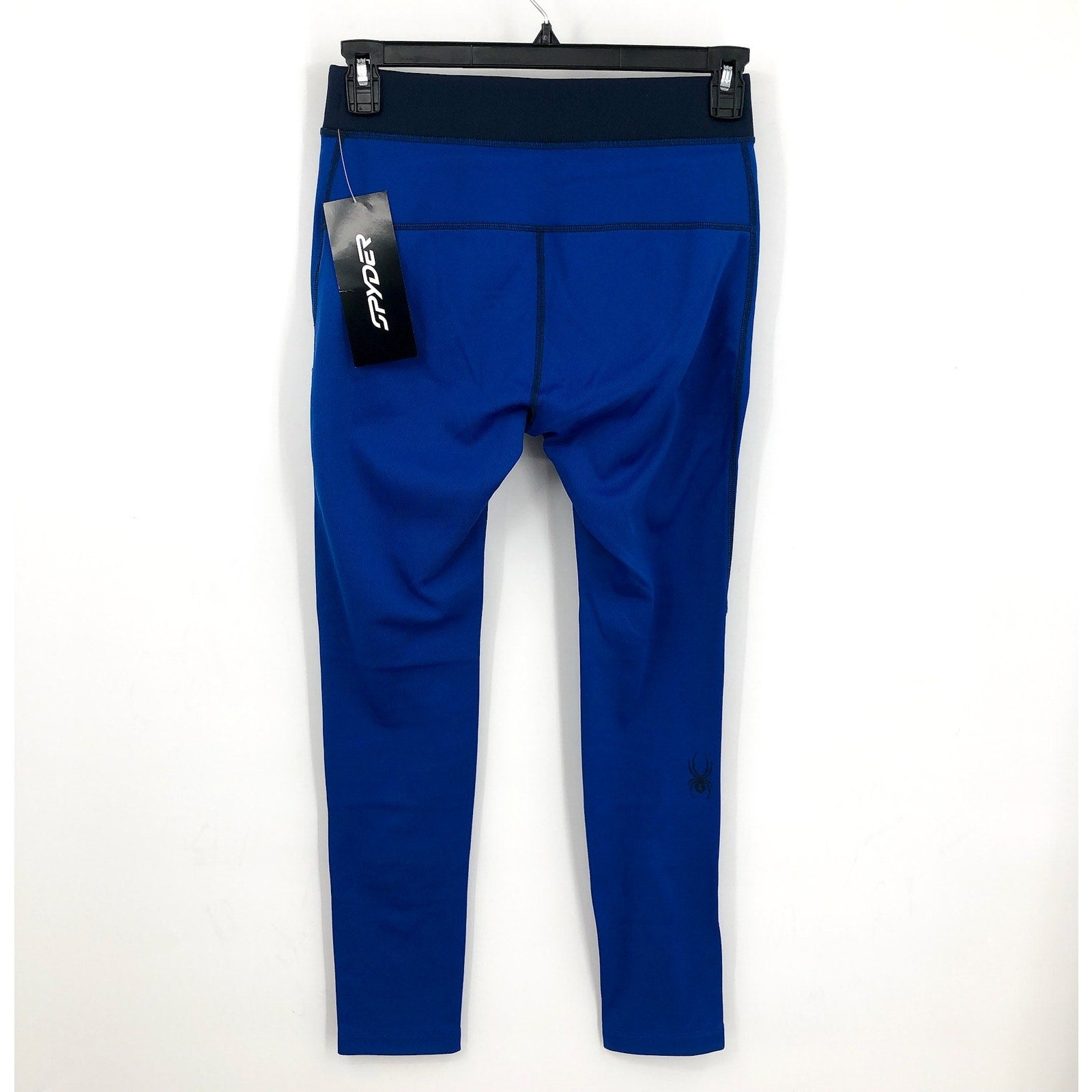 SPYDER Men's Charger Pants Small Electric Blue Leggings Base Layer UPF NWT