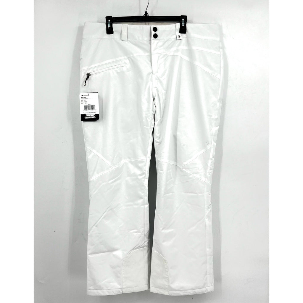 OBERMEYER Womens Malta Thermal Insulated Snow Pants Size 16 White NWT