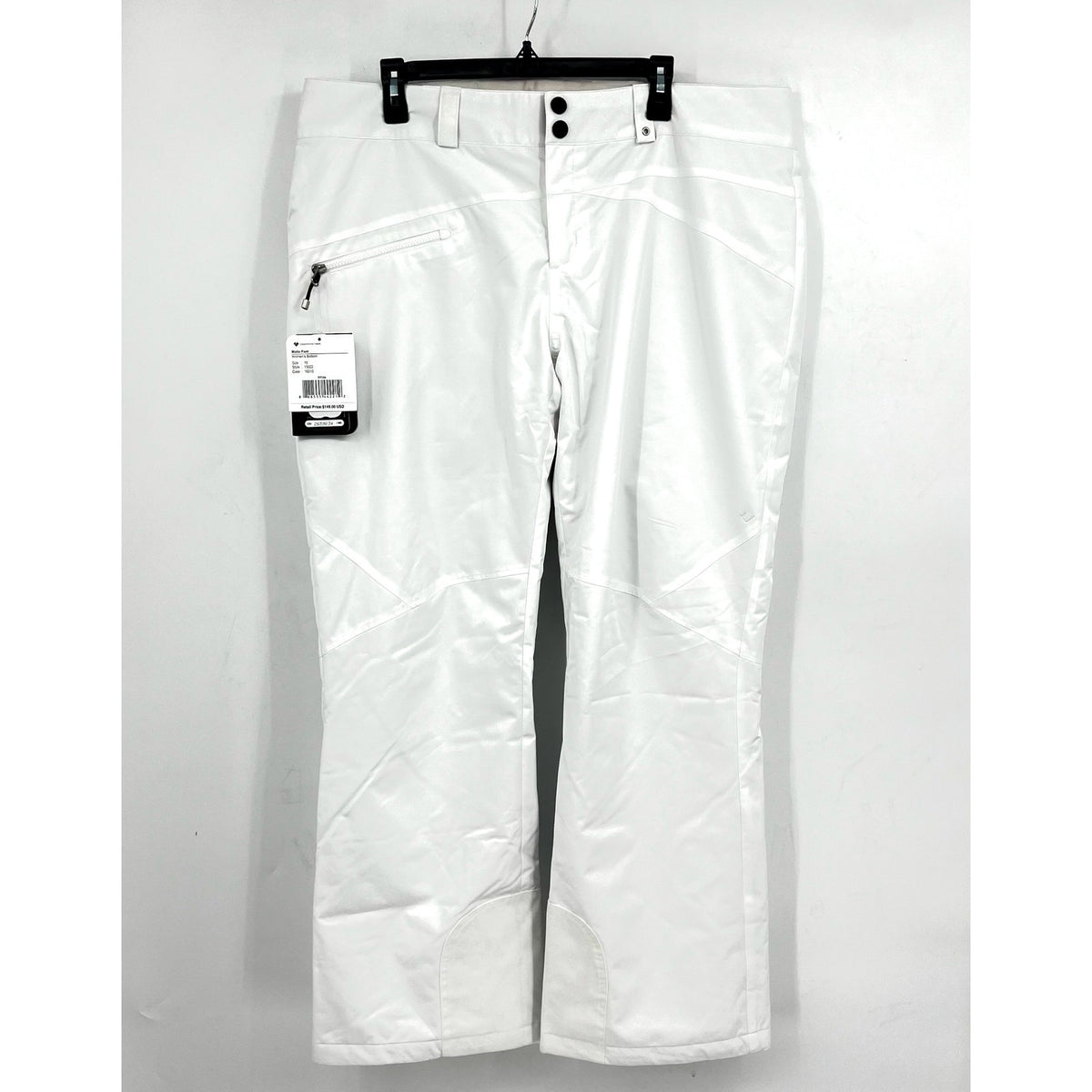 OBERMEYER Womens Malta Thermal Insulated Snow Pants Size 16 White NWT