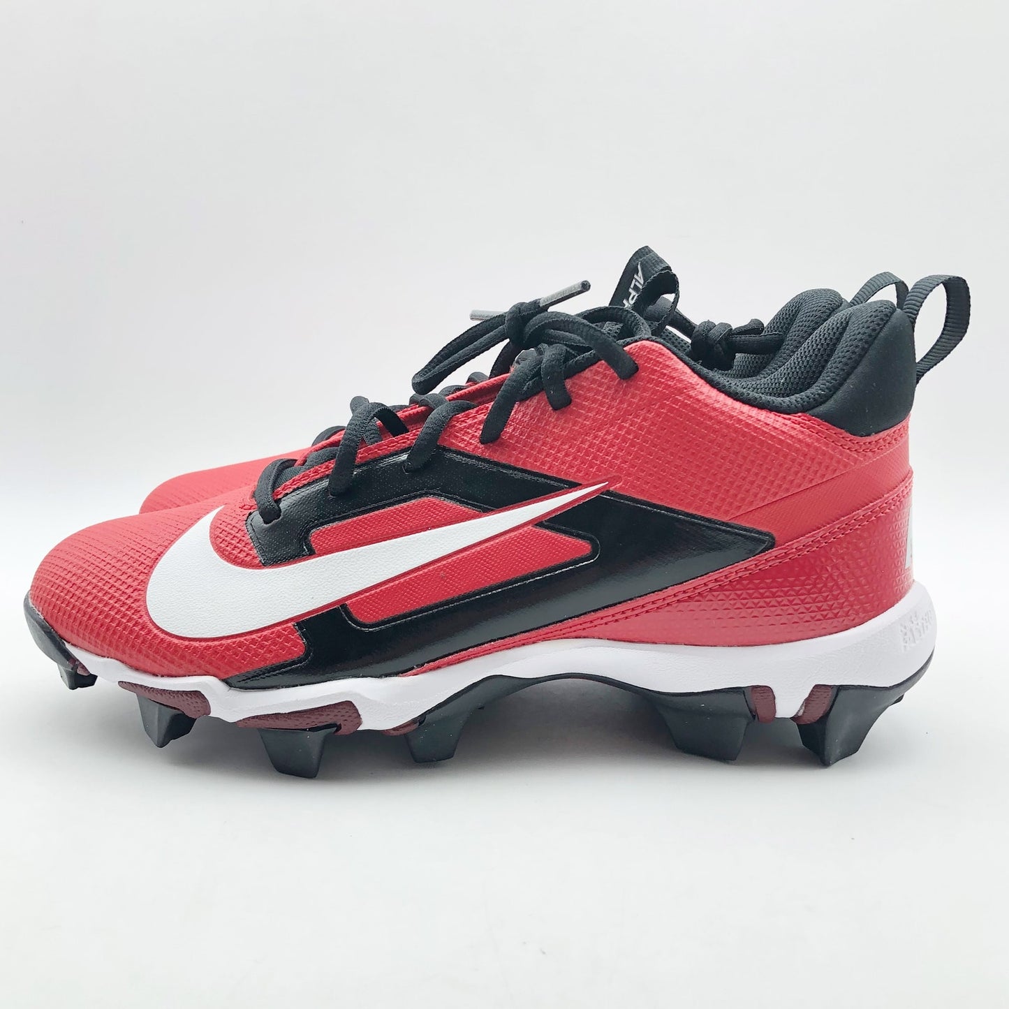 Nike Kids Alpha Menace 4 Shark Football Cleats Size 6 Red White NWOB