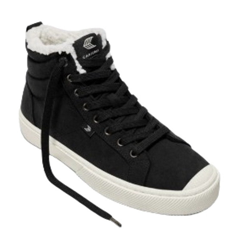 Cariuma OCA Therma High Suede Boots Womens 6.5 Mens 5 Black/White NIB