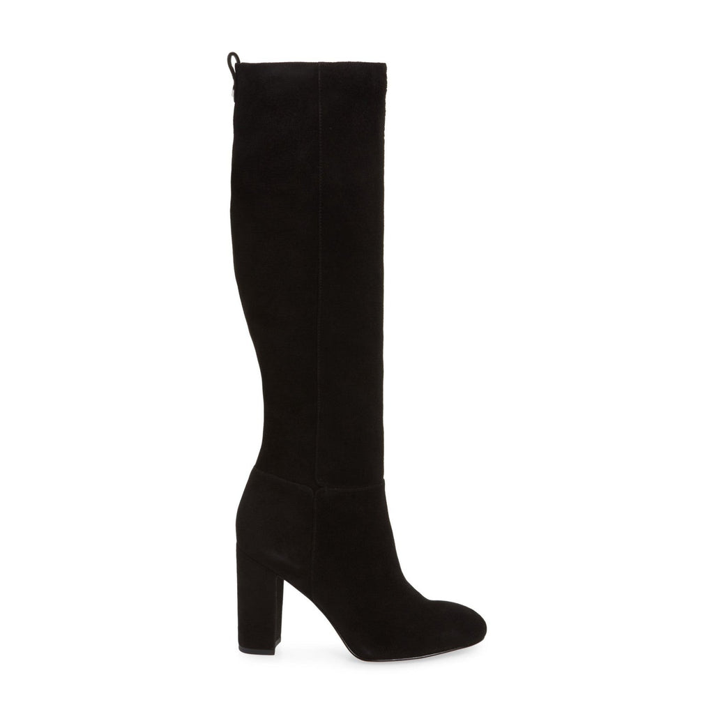 Sam Edelman Womens Caprice Heeled Knee High Boots Size 9 EU 39 Black Suede NWOB