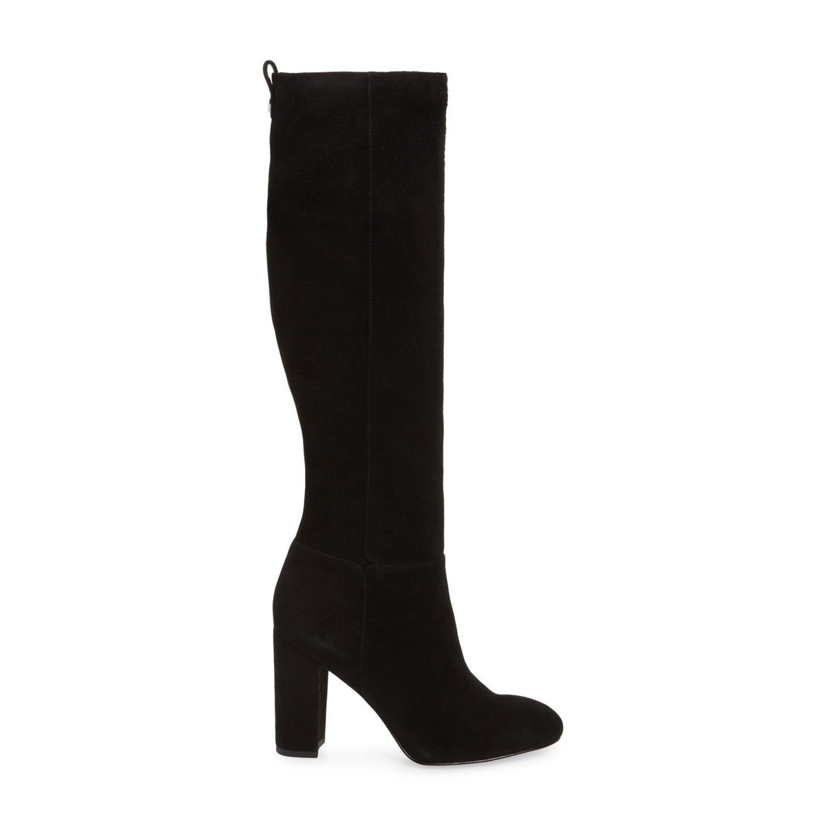 Sam Edelman Womens Caprice Heeled Knee High Boots Size 9 EU 39 Black Suede NWOB