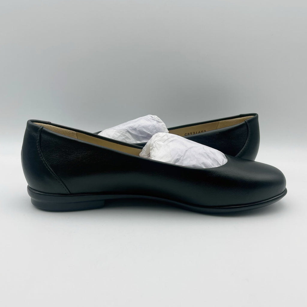 SAS Womens Scenic Ballet Flat US 9 Slim EU 39.5 Black Leather NIB