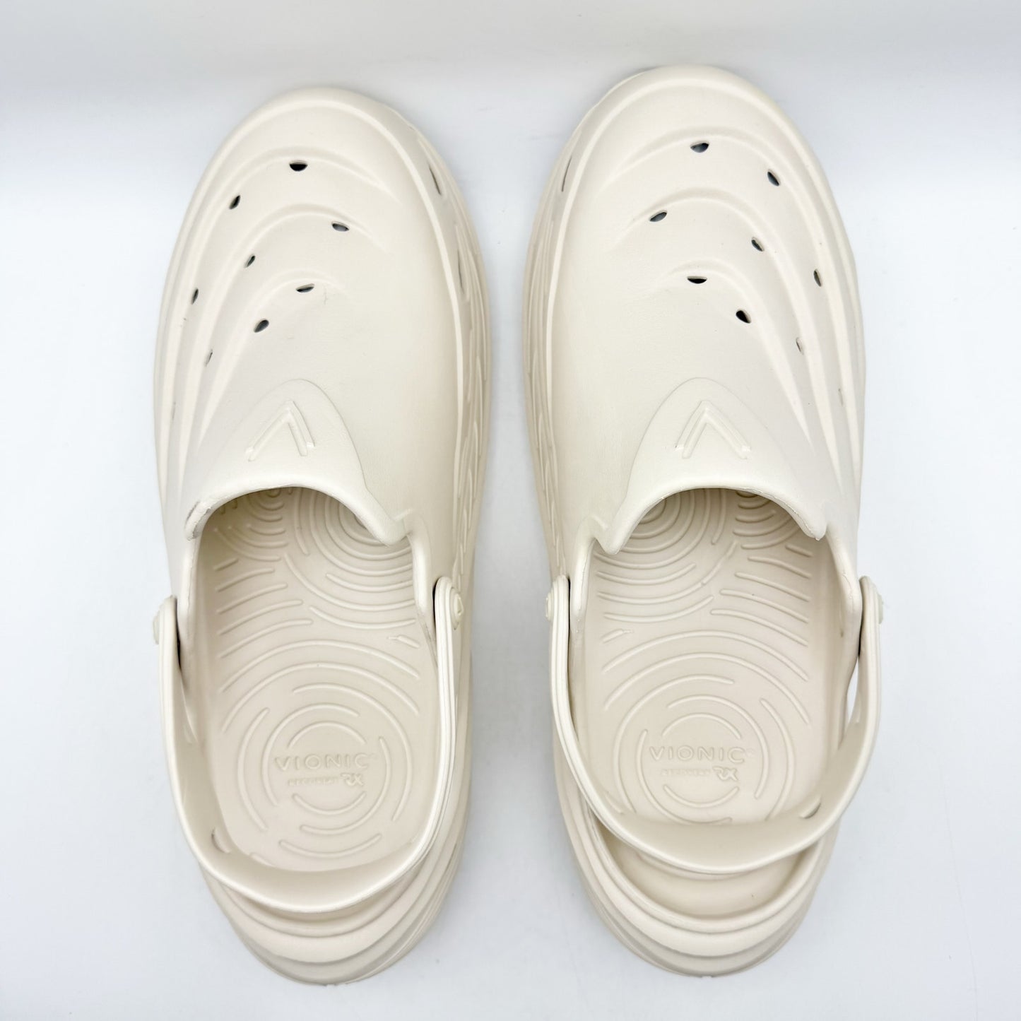 Vionic Womens Wave X Clogs US 13 Off White Comfort NWOB