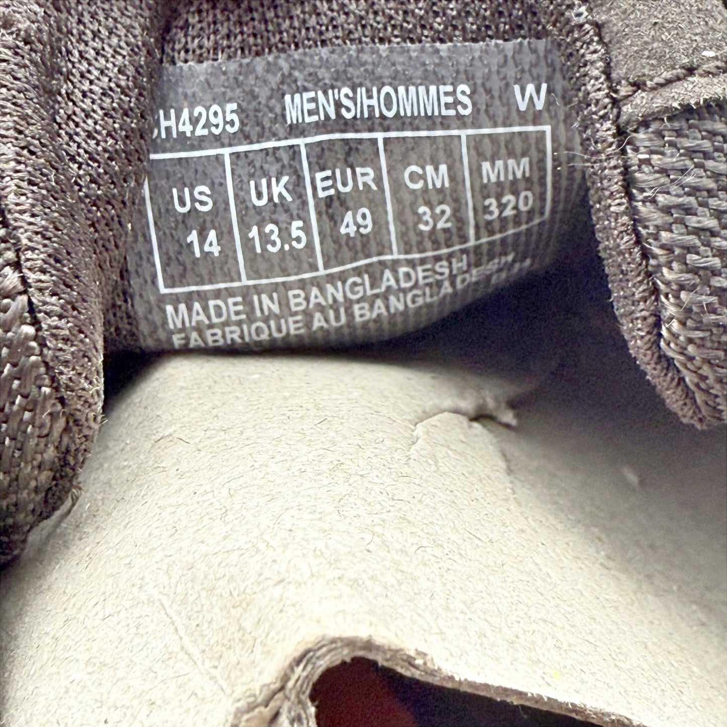 Rockport Mens Garett Oxford Shoes US 14 Wide EU 49 Brown Leather NWOB