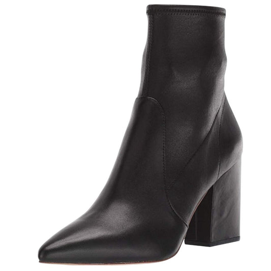 Loeffler Randall Womens Isla Slim Ankle Bootie US 11 Black Leather NWOB