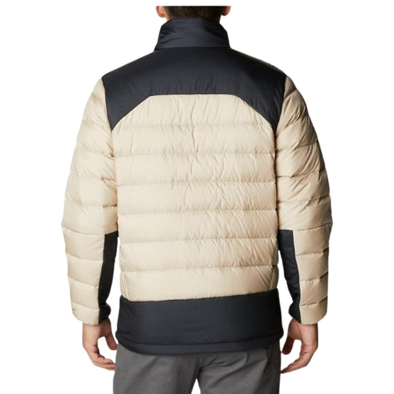 COLUMBIA Men's Autumn Park Down Jacket Small Cream Black NWT