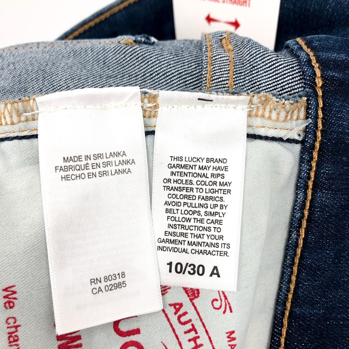 LUCKY BRAND Women's Sweet Straight Jeans Size 10 Sweet Escape Blue Mid Rise NWT