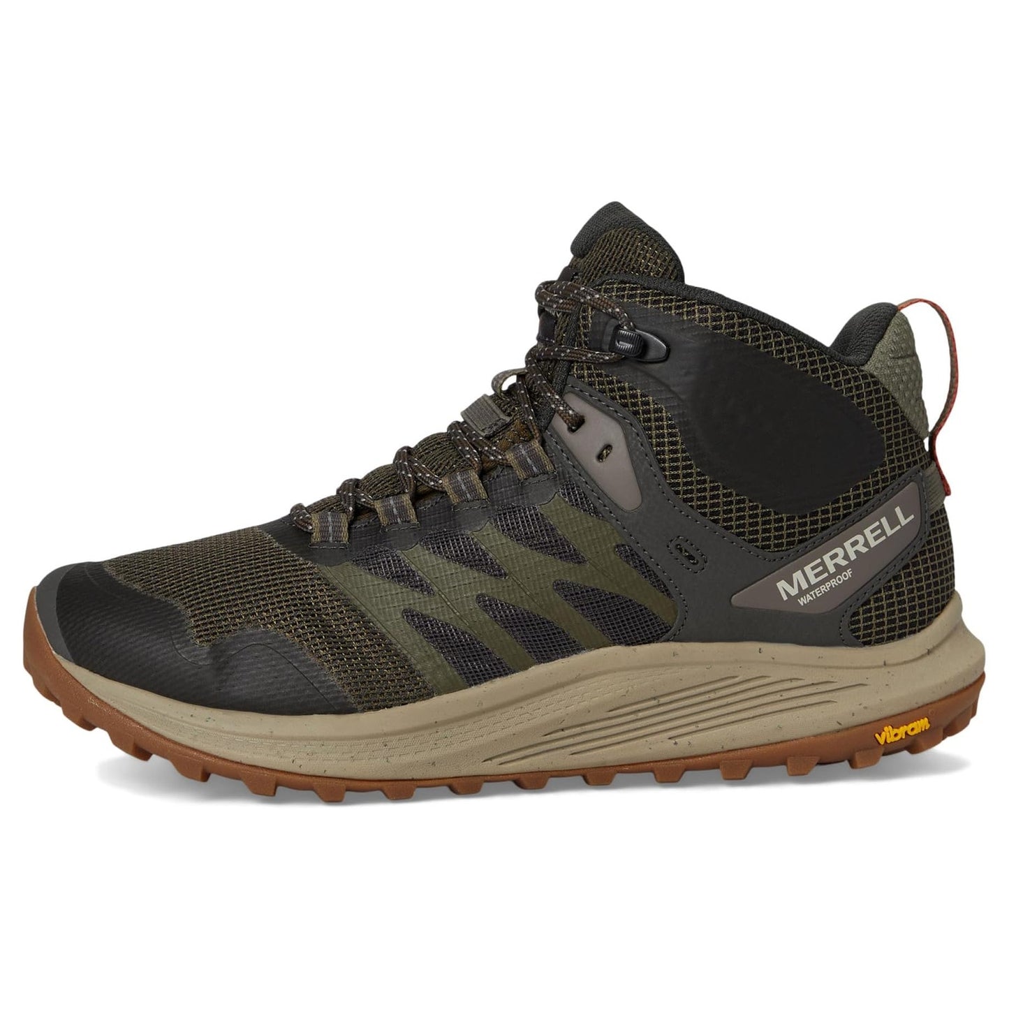 Merrell Mens Nova 3 Mid Hiking Sneakers US 15 Green GORE-TEX Waterproof NIB