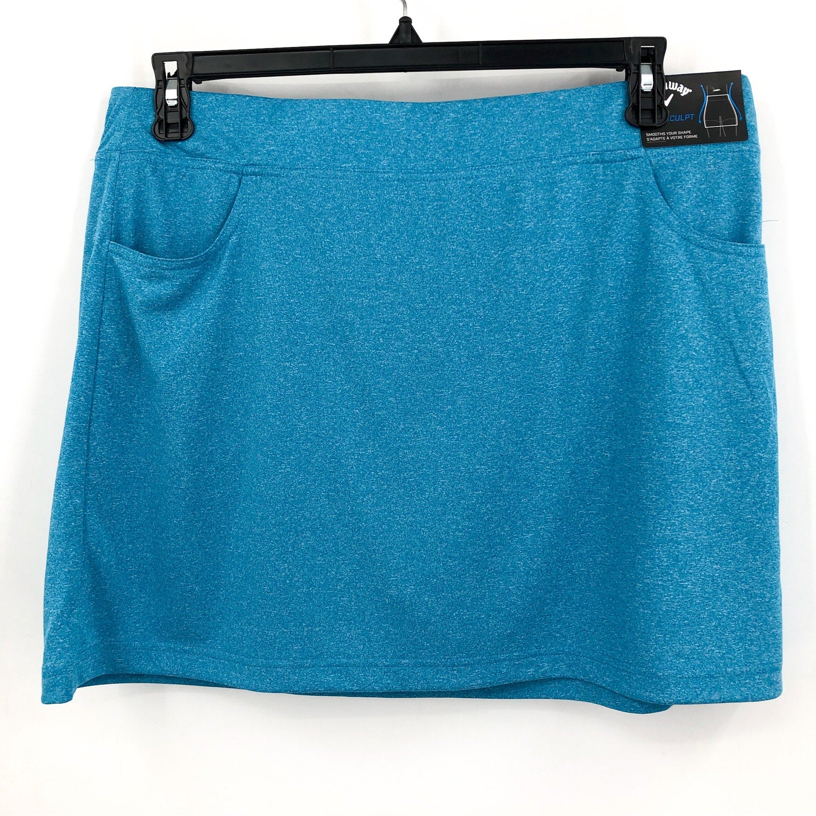 CALLAWAY Women's Opti Dri TrueSculpt Golf Skort XL Vivid Blue Heather NWT