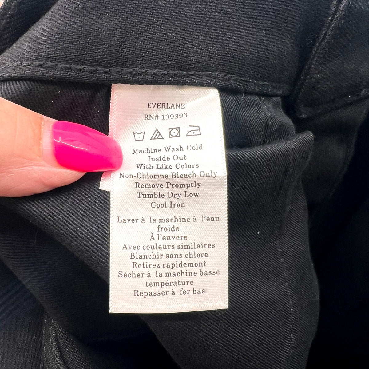 EVERLANE Uniform Men's The Athletic Jeans 35x28 Black 4-Way Stretch Organic NWT
