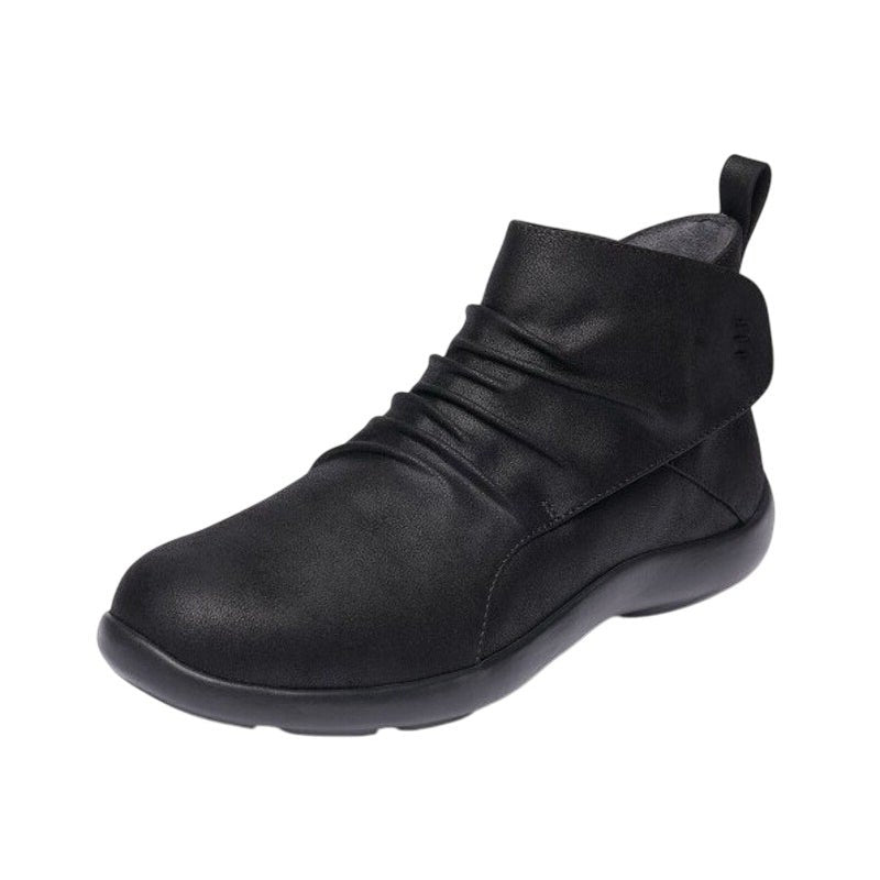 Anodyne Womens No. 91 Casual Boots US 8.5M EU 38.5 Black Vegan Leather NIB