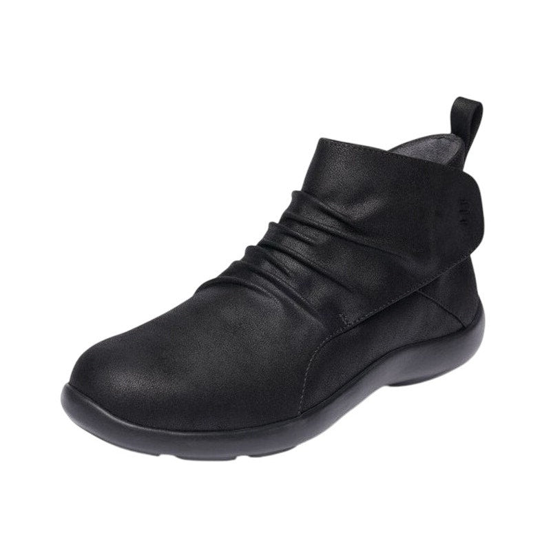Anodyne Womens No. 91 Casual Boots US 8.5M EU 38.5 Black Vegan Leather NIB