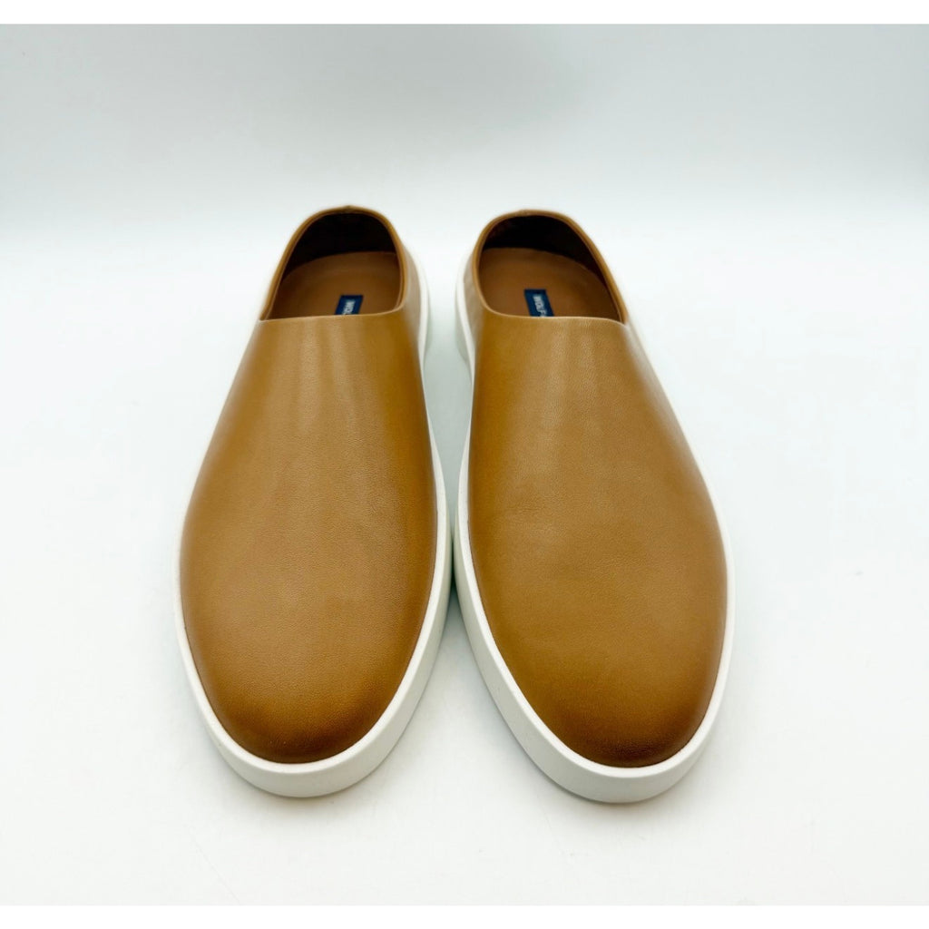 WOLF & SHEPHERD Cruise Mule Slip On Shoes Mens 8 Womens 10 Honey Brown NIB