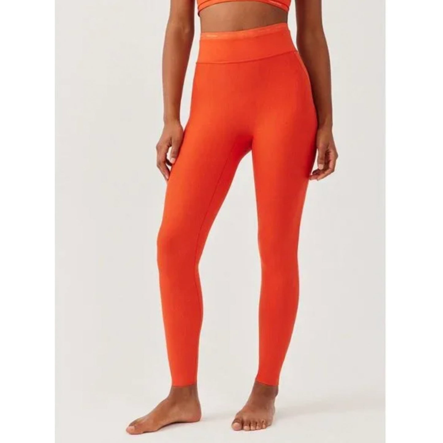 OUTDOOR VOICES Womens Thrive 7/8 Leggings Paprika Orange XS