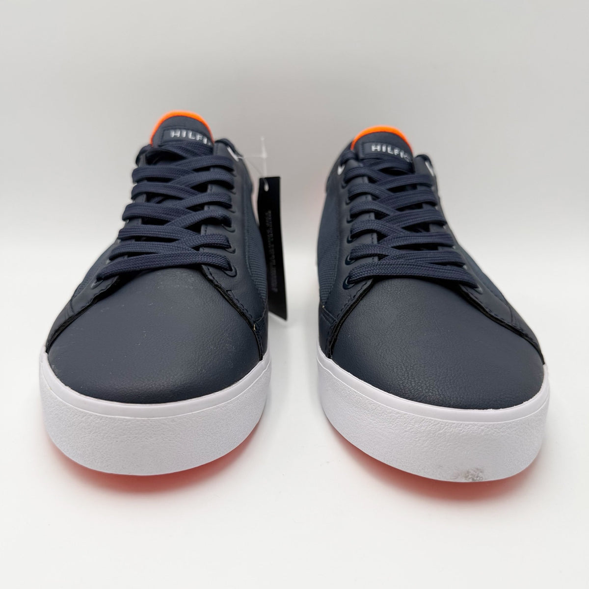Tommy Hilfiger Mens Rojo Low Sneakers Size 11.5 Navy Blue White NWOB