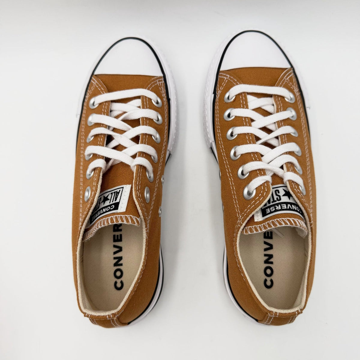 Converse Womens Chuck Taylor Lift Ox Platform Sneakers Size 5 EU 35 Brown NIB