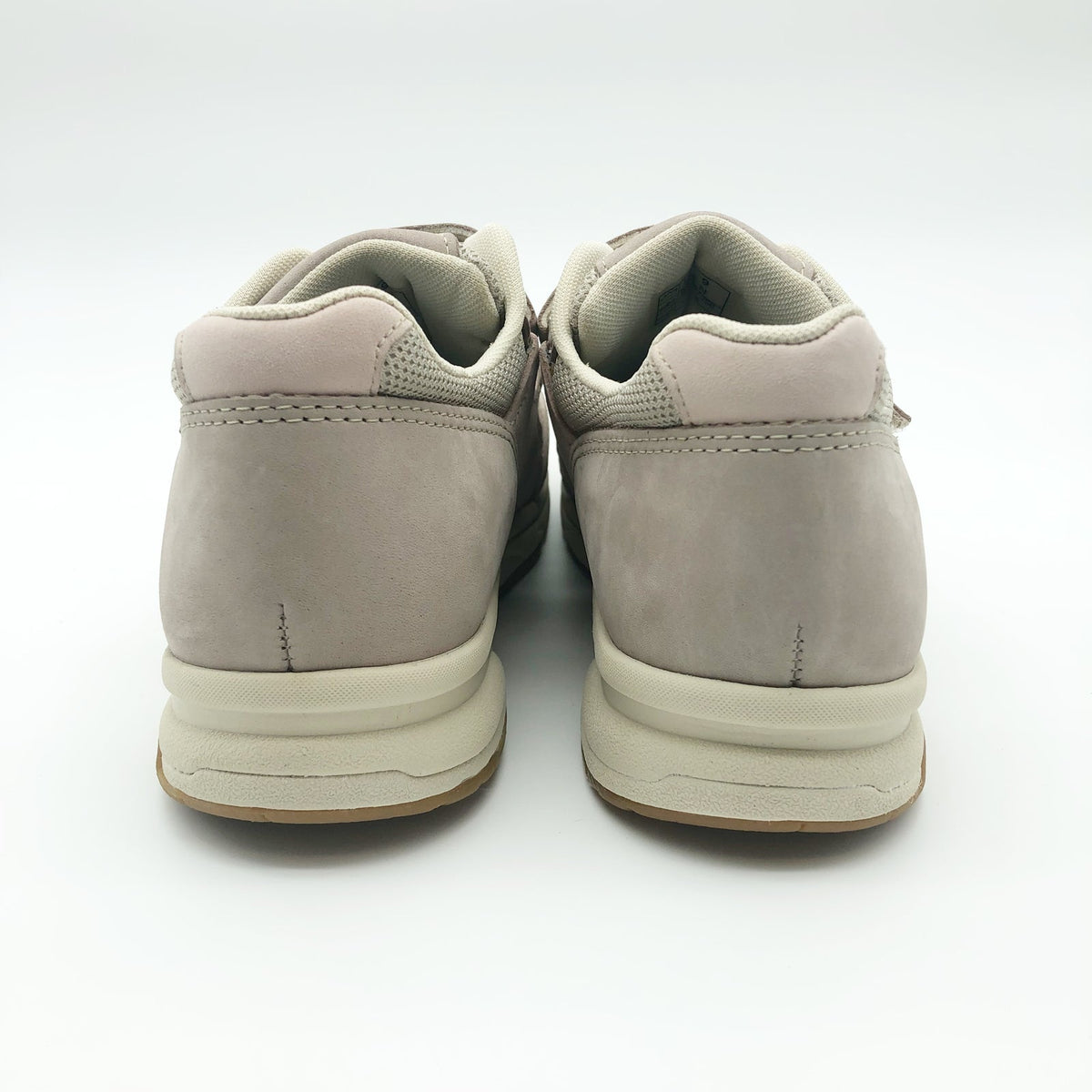 SAS Womens TMV - EZ Strap Sneakers Size 10 NARROW Taupe Pink Leather NIB