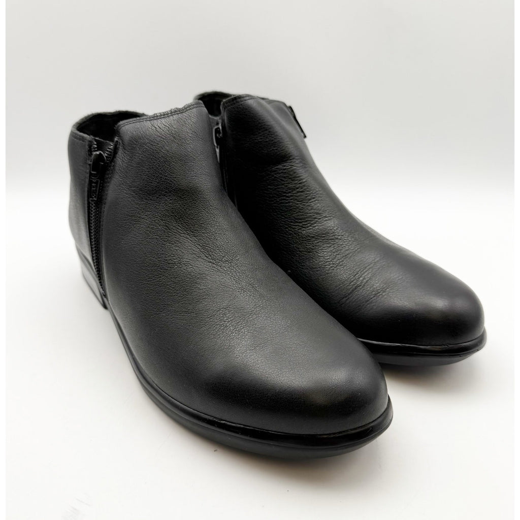 Naot Womens Helm Ankle Boots EU 41 US 10 Black Water-Resistant Leather NIB