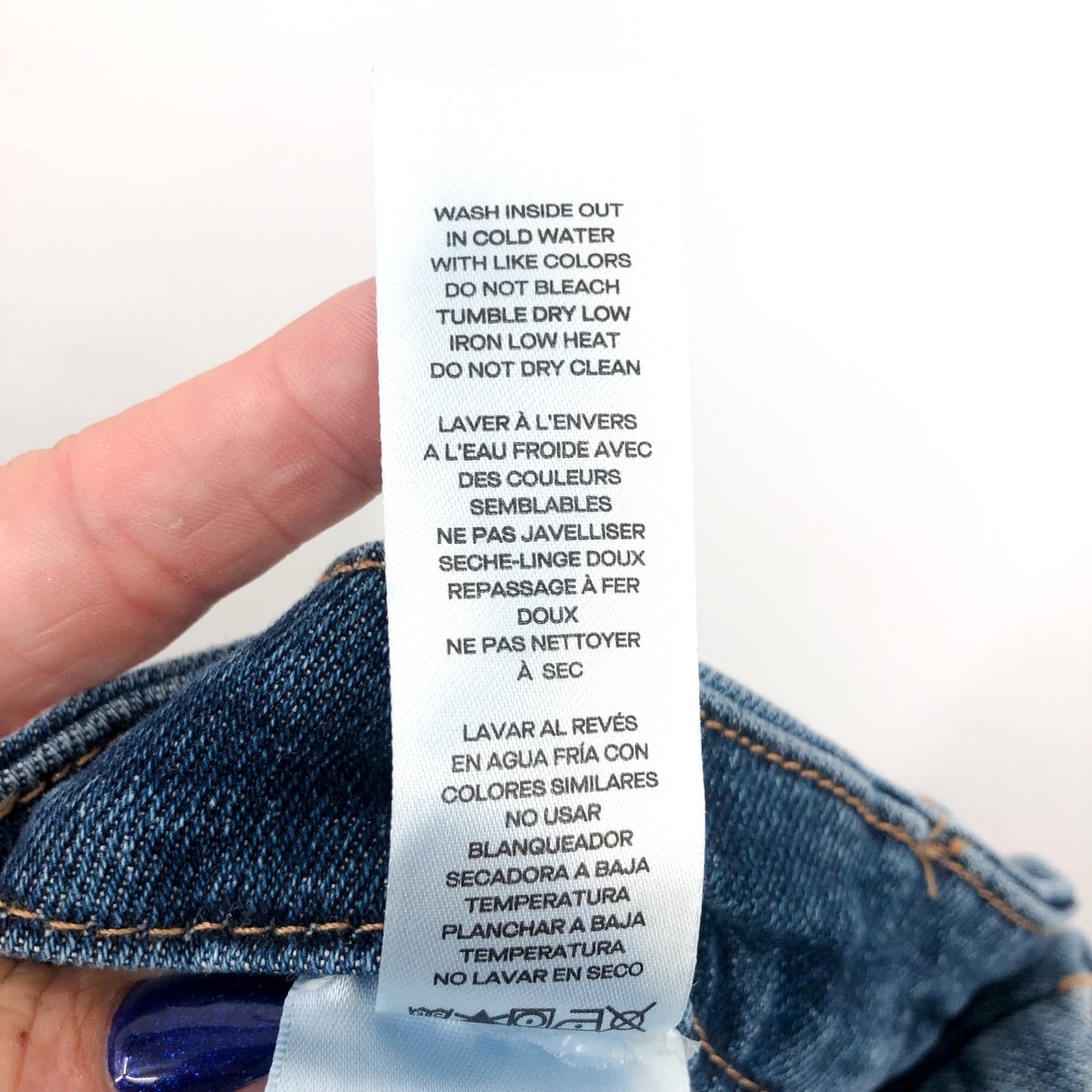 GOOD AMERICAN Good Straight Ripped Ankle Jeans Indigo Blue Size 29 US 8