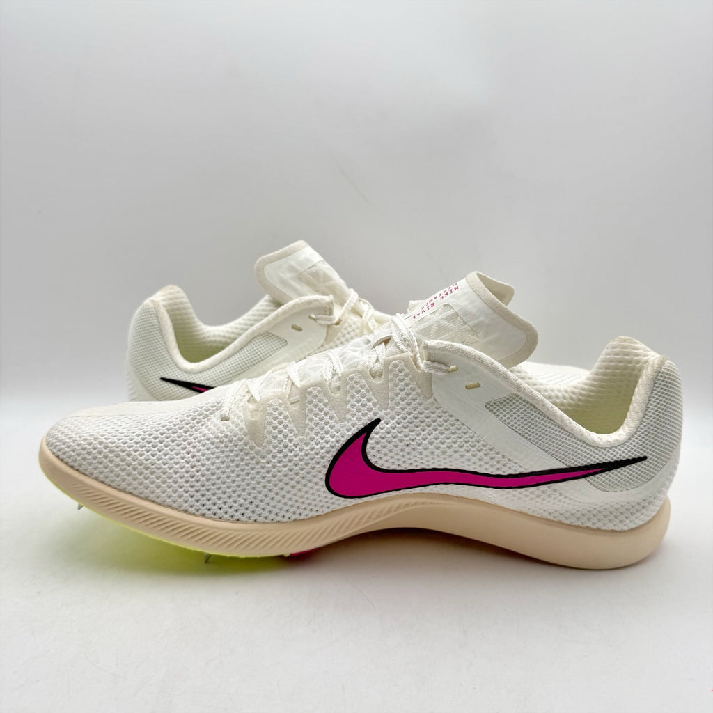 Nike Mens Zoom Rival Distance Track and Field Shoes US 12 White Pink DC8725 NWOB