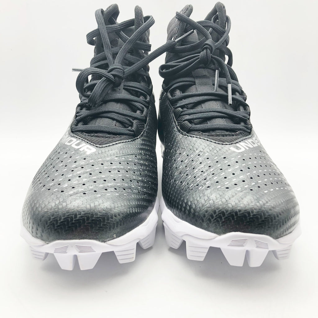 Under Armour Mens Highlight Fran RM 2.0 Football Cleats SIZE 10 Black White NWOB