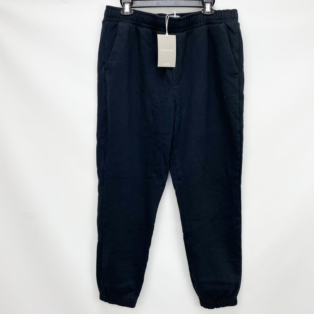 Everlane Mens The Track Jogger Sweatpants Large Black NWT