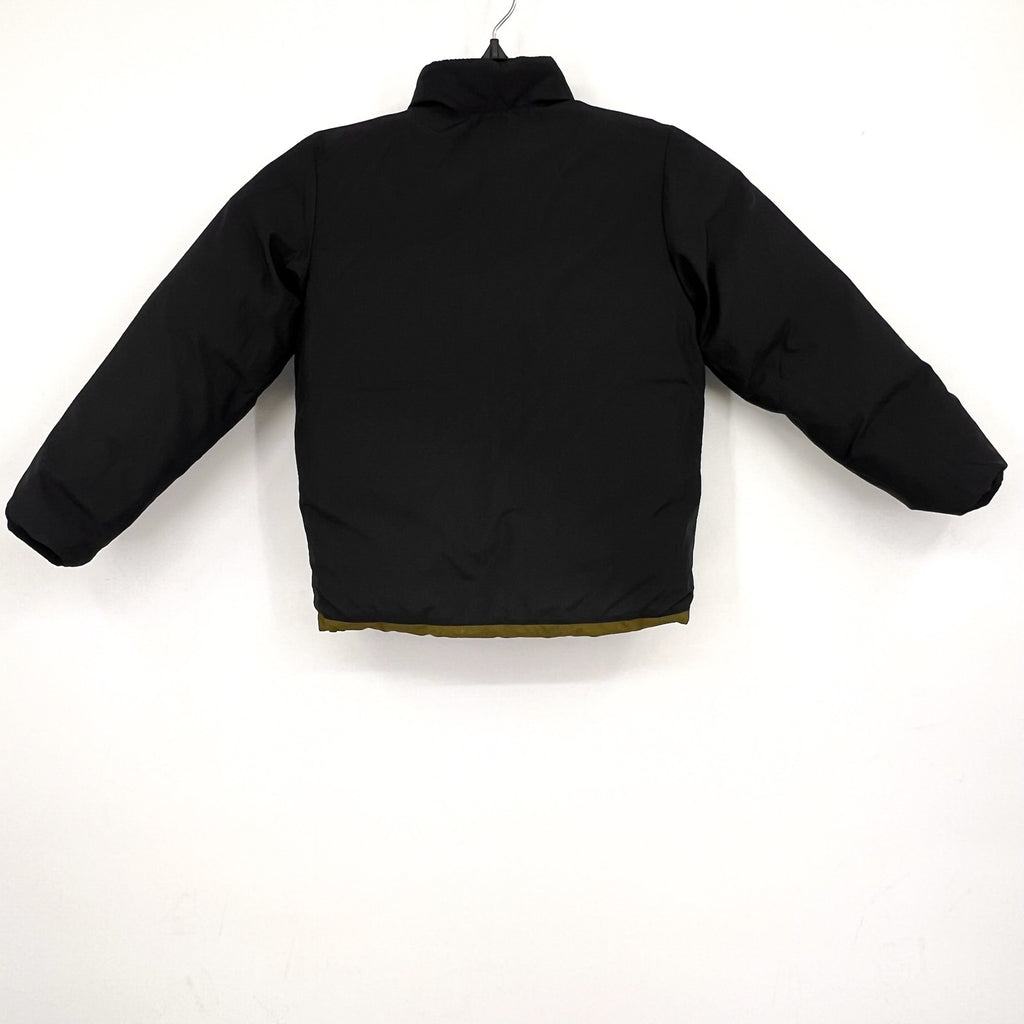 THE NORTH FACE Kids North Down Reversible Puffer Coat Size 4 Black Green NWOT