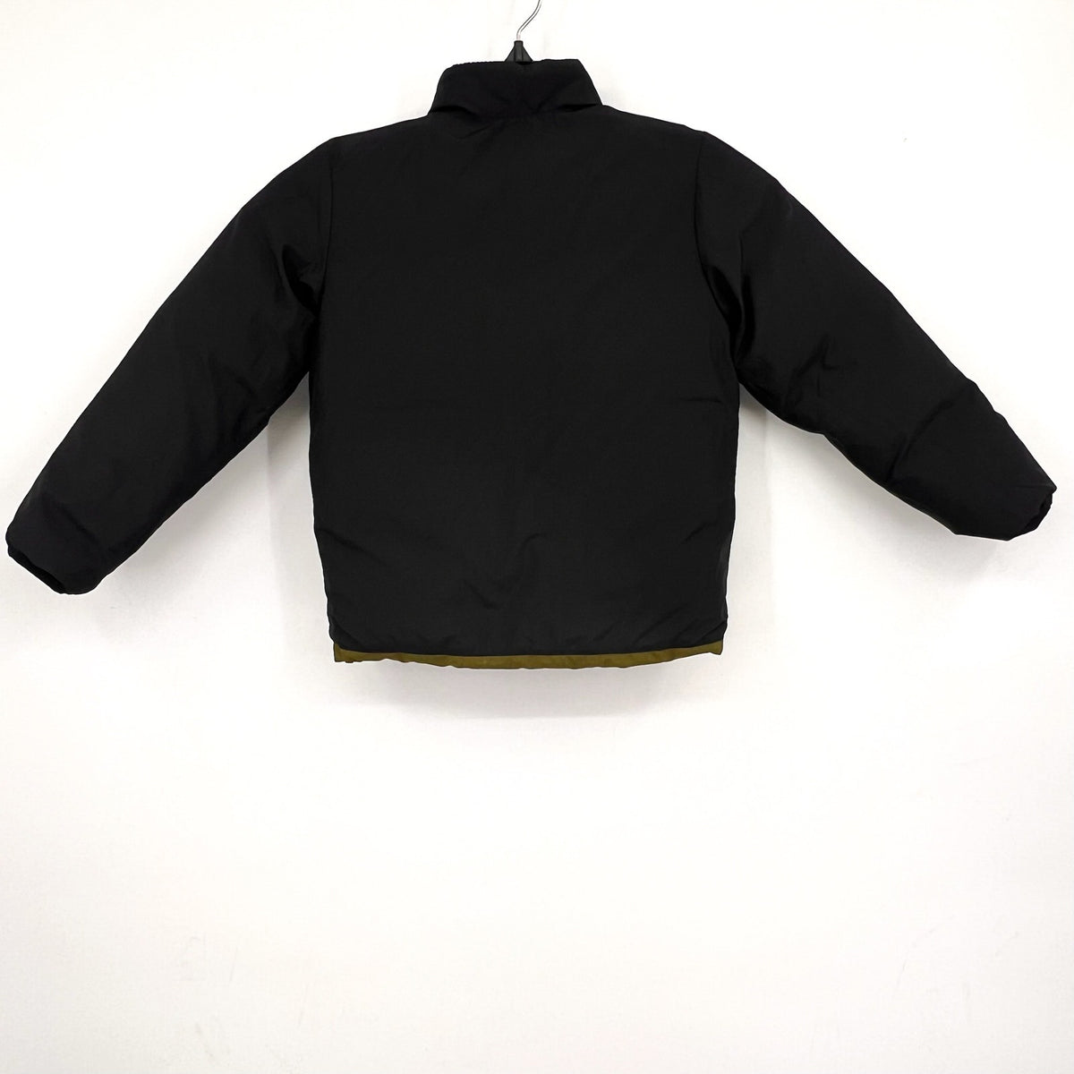 THE NORTH FACE Kids North Down Reversible Puffer Coat Size 4 Black Green NWOT