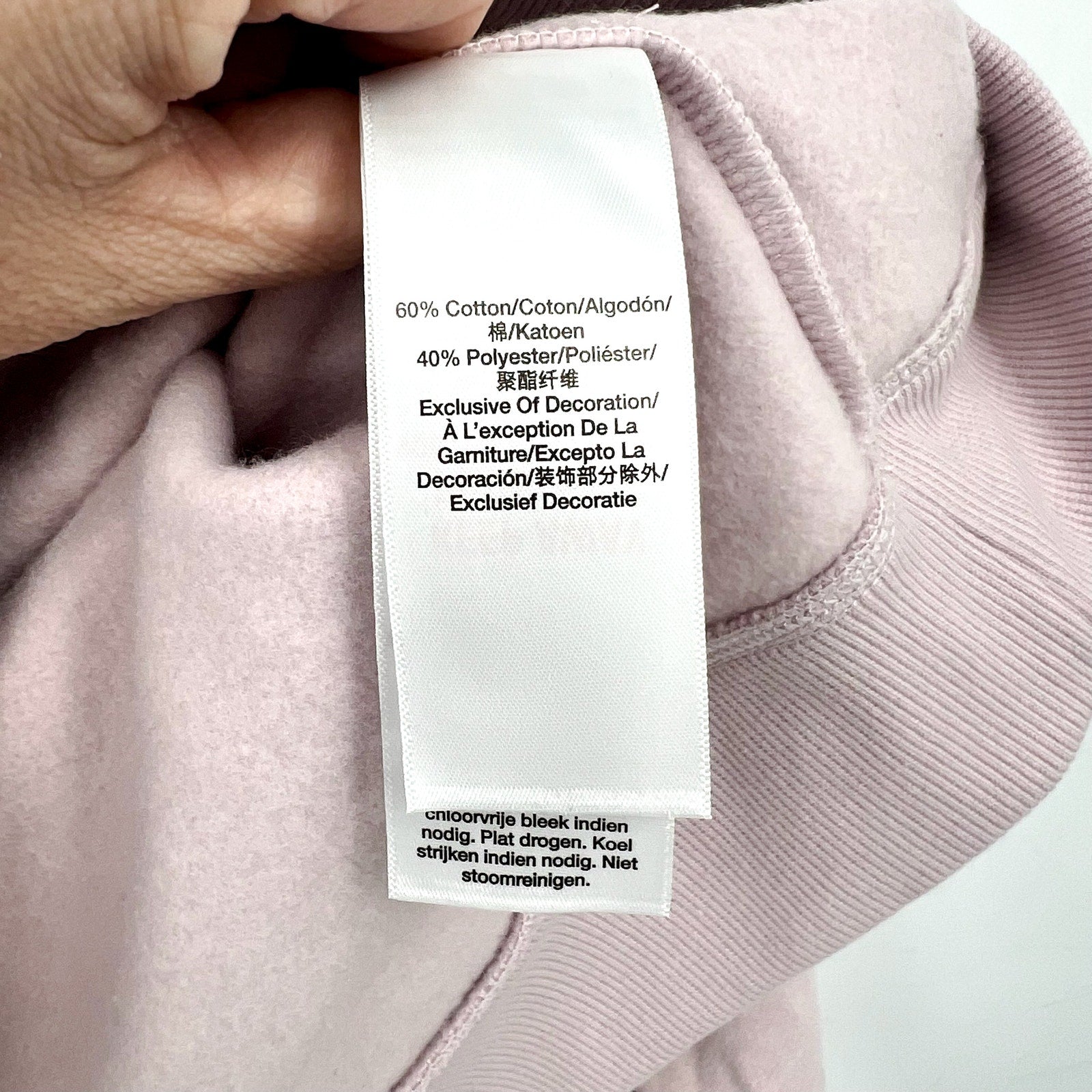 DKNY Women's Sequin Hoodie Small Pink Allure Pullover Sweatshirt NWT