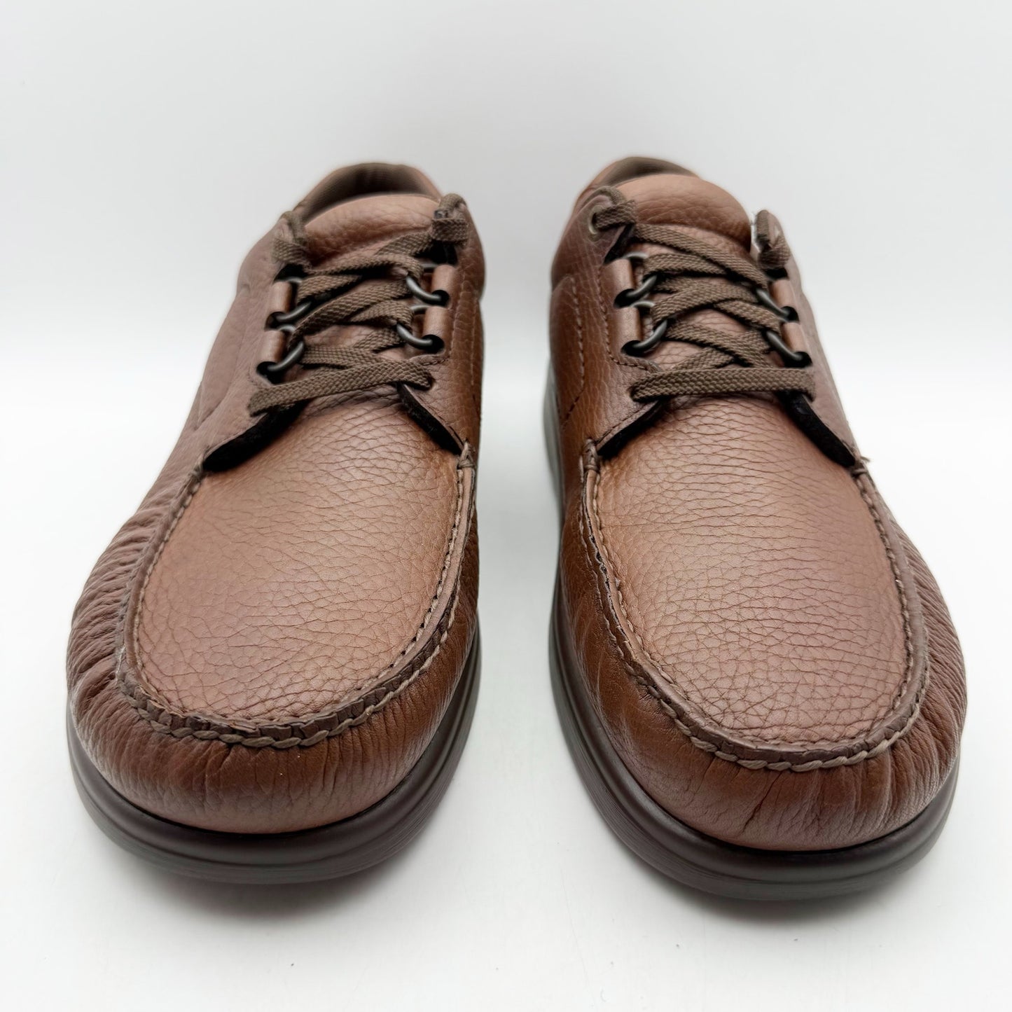 SAS Mens Bout Time Lace Up Shoes US 10.5 M EU 41 Brown Leather NIB
