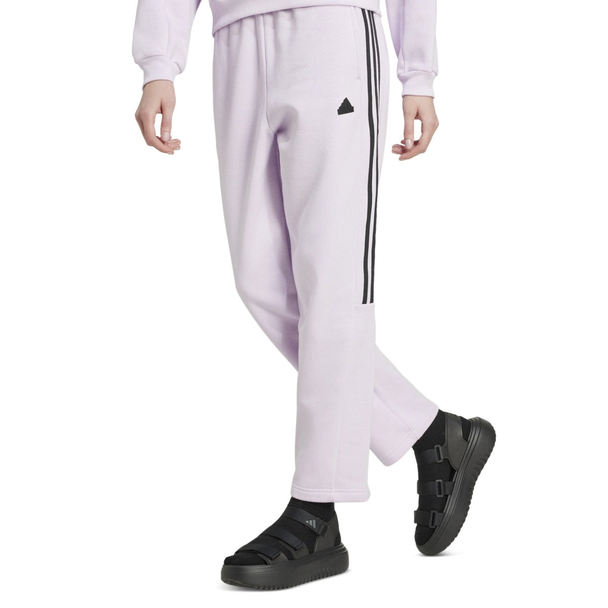 ADIDAS Womens Tiro Fleece Pants XL Purple Ice Lavender Pull-On NWT