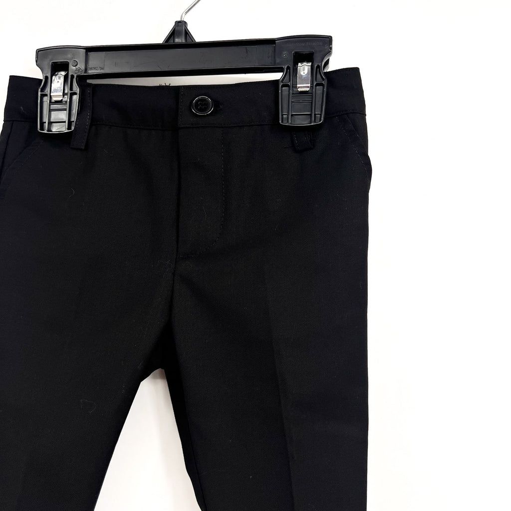 BARDOT Baby Boys Oscar Suit Pants 6-9 Months Jet Black Solid Straight Leg NWT